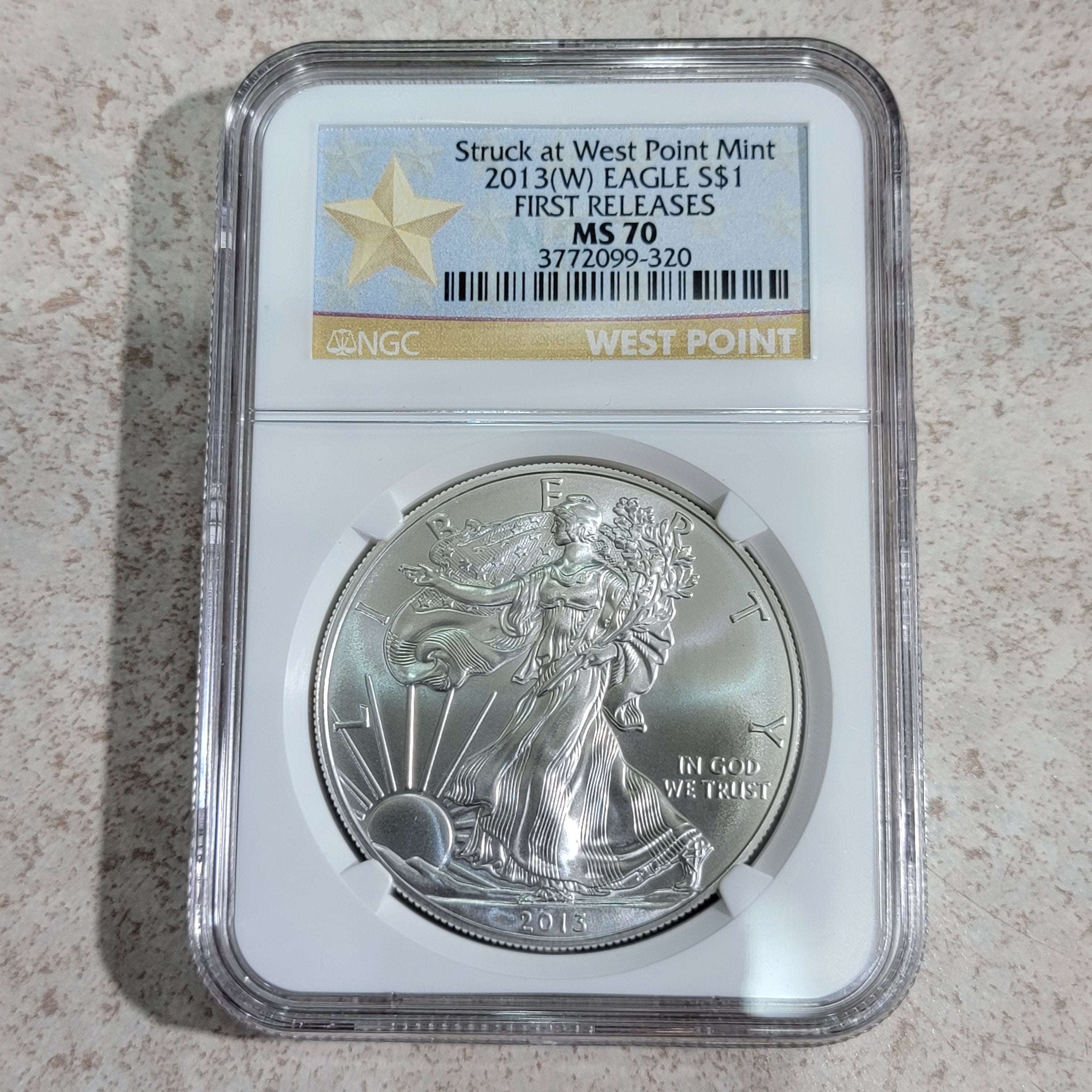 2022 MS70 NGC 50 States Silver Eagle Series Coin - New Jersey